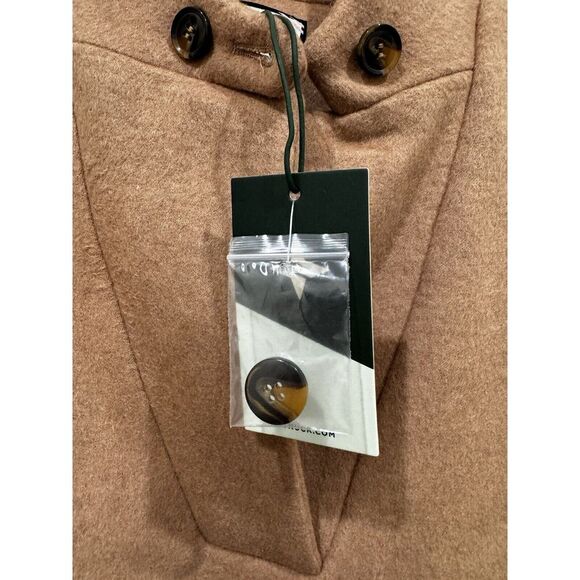 Tuckernuck Emerson Popover Wool Blend Camel Tan Pullover Jacket Size XXS - Picture 7 of 9